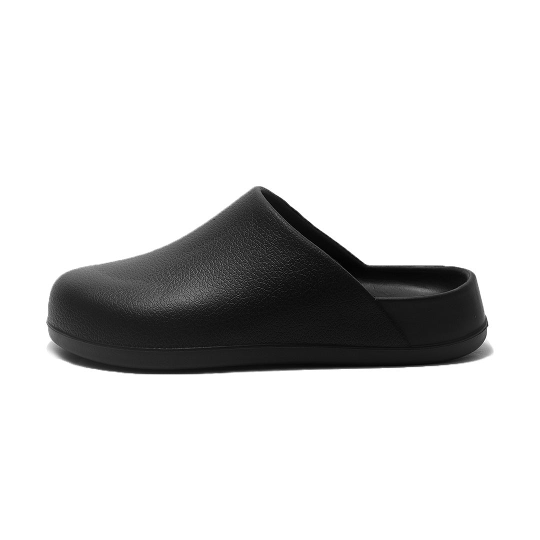 Men's Solid Color EVA Outer Wear Closed-toe Slippers