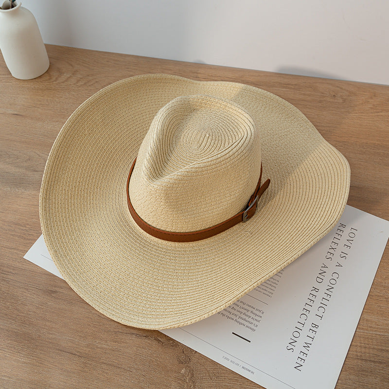 Stylish Natural Paper Western Cowboy Hat