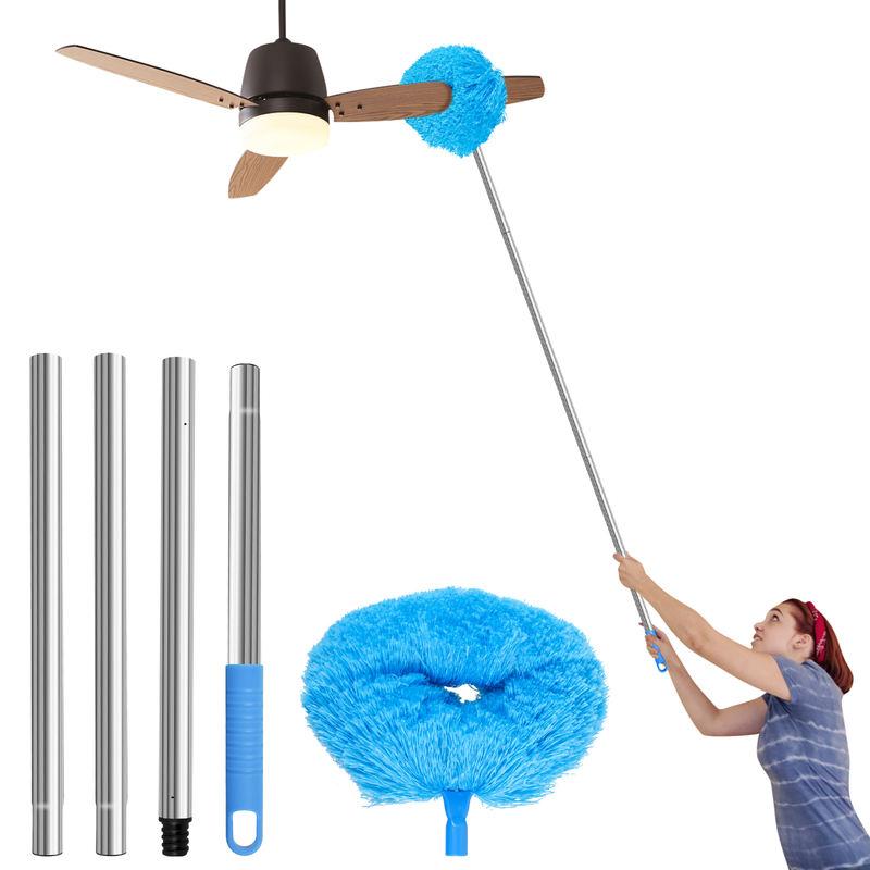 Telescopic Ceiling Fan Duster with Removable Microfiber Head