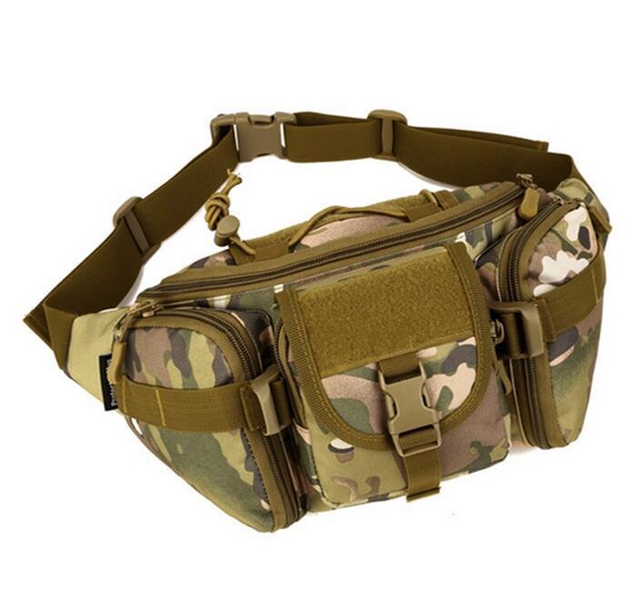 Army fan bag outdoor big waist bag riding bag