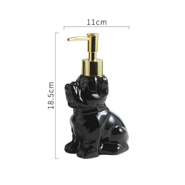 280ML Ceramic Dog-Shaped Soap Dispenser