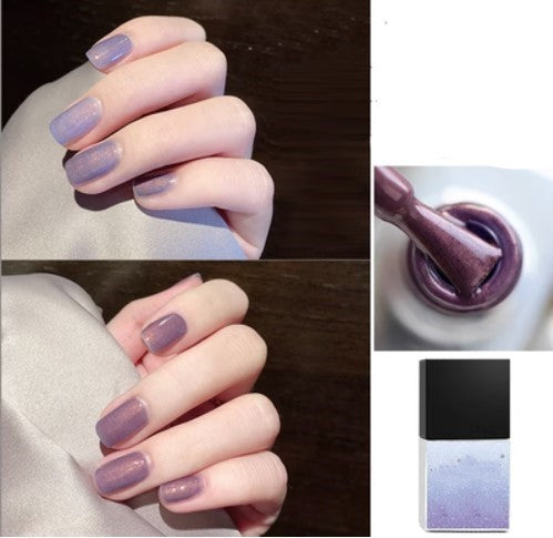 Temperature-changing Twilight Phototherapy Nail Polish Glue