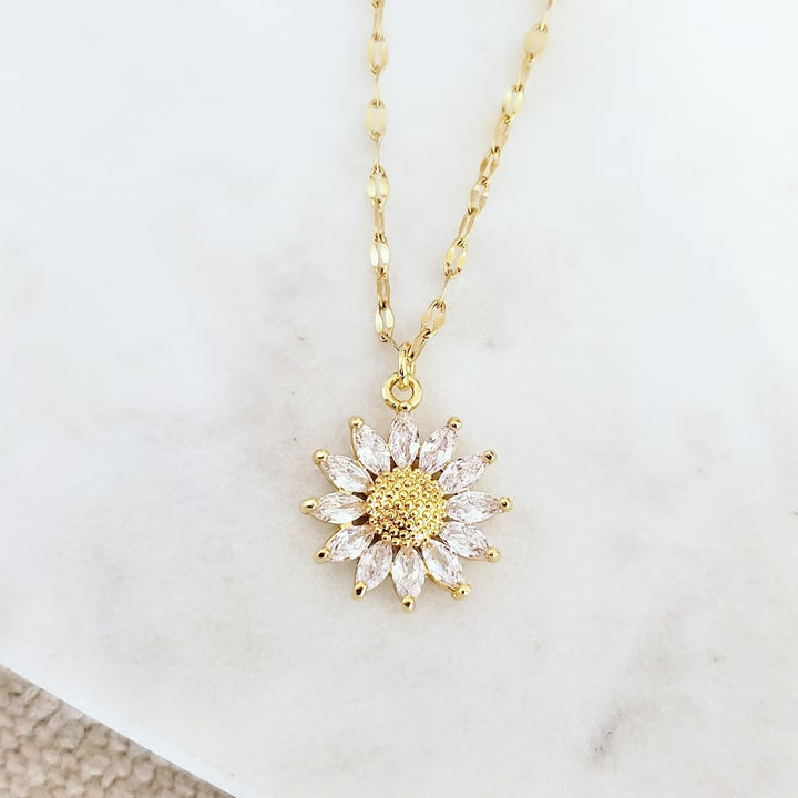 Flower Pendant Necklace