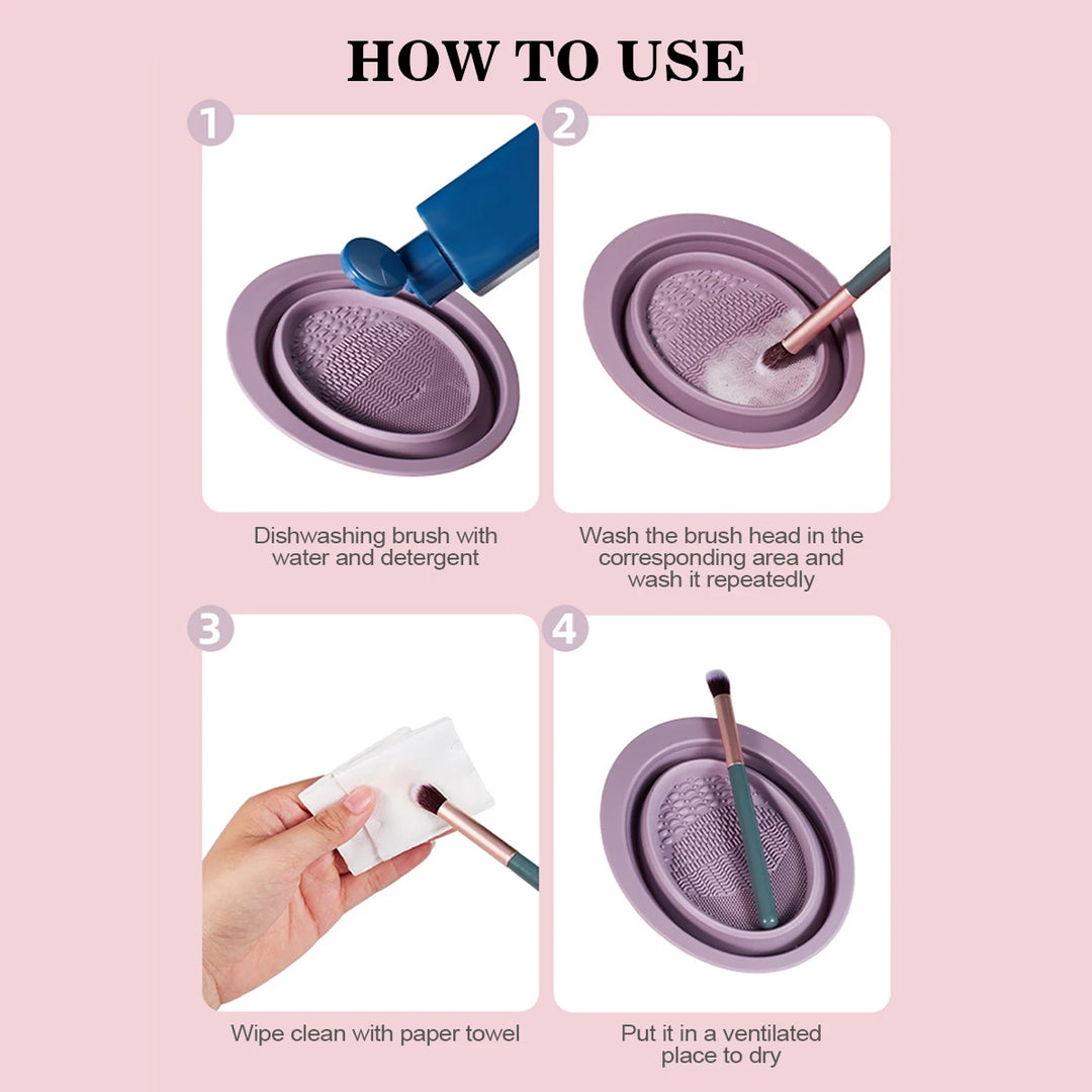 Silicone Makeup Brush Cleaner and Scrubber