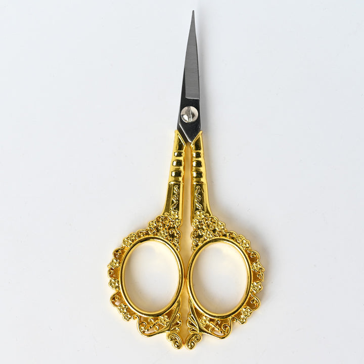 Retro Rose Golden Nail Scissors