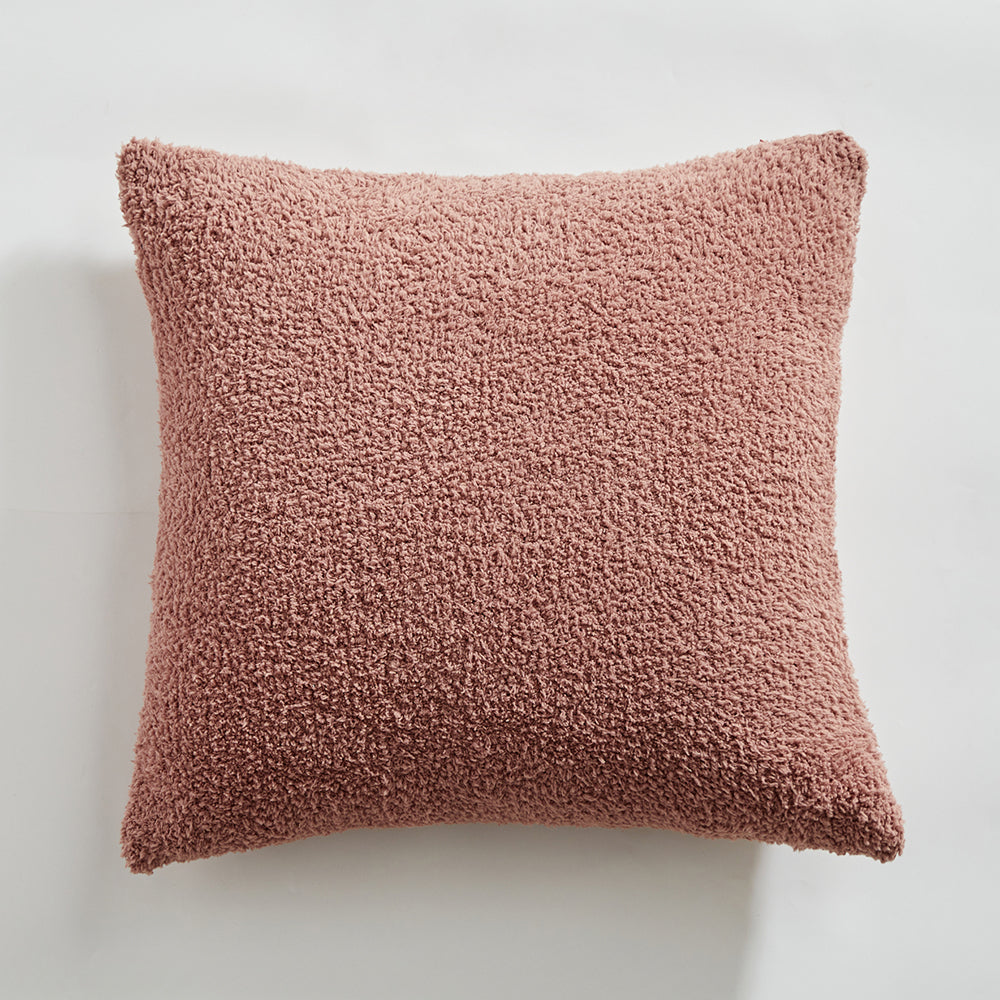 Cozy Plush Sofa Cushion Cover - Soft and Fluffy Decorative Pillow Case