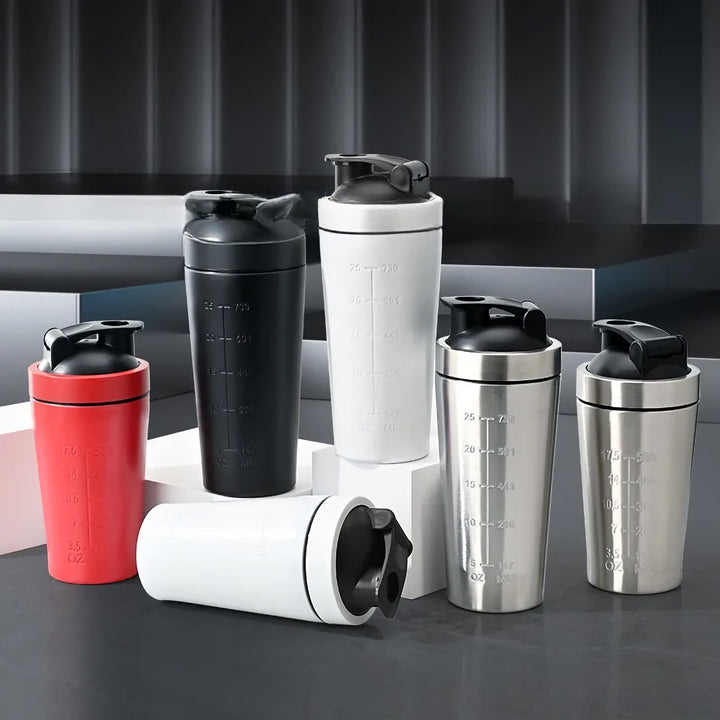 Stainless Steel Protein Shaker Bottle