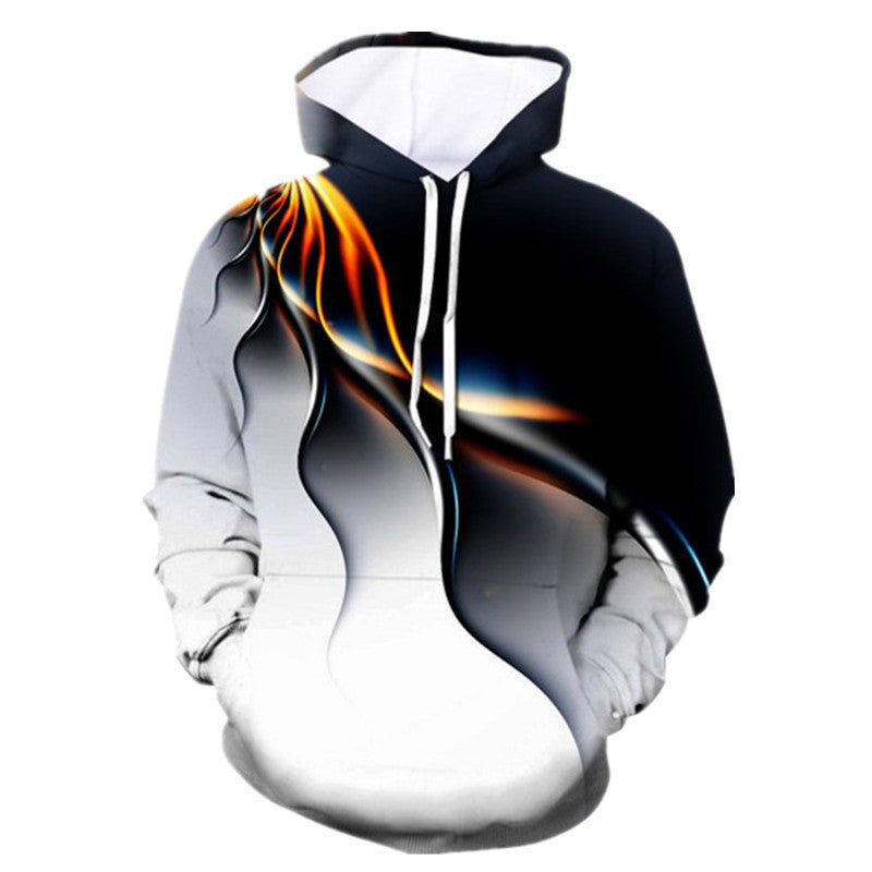 Color Lightning Peripheral Series 3D Digital Printing Sweater