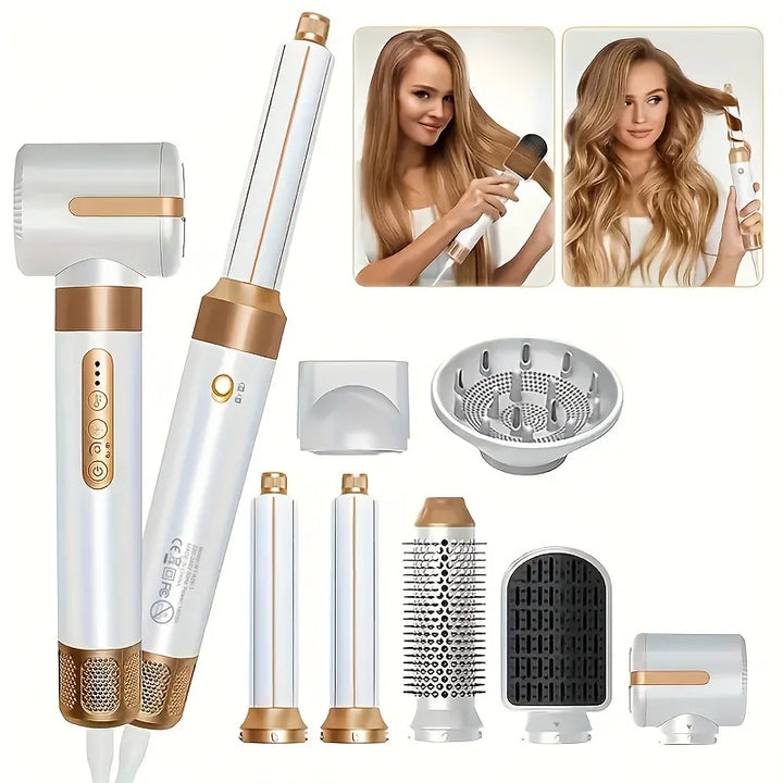 7-in-1 Ionic Hair Dryer & Styling Brush Set