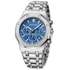 Color: Silver Case Blue Face