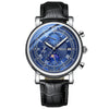 Color: Silver Case Blue Face