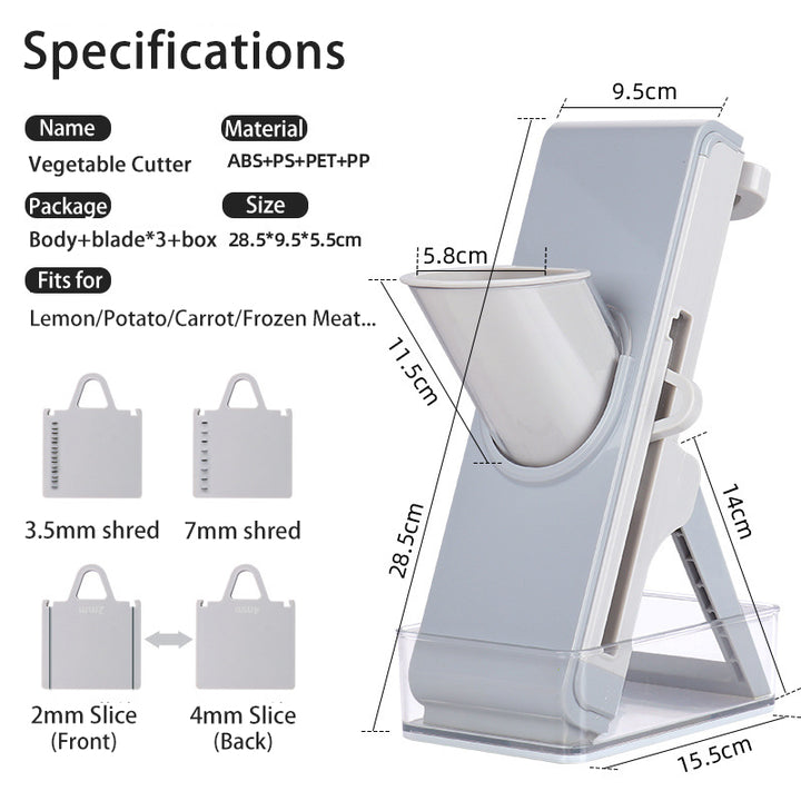 Multifunctional Vegetable Cutter and Food Slicer