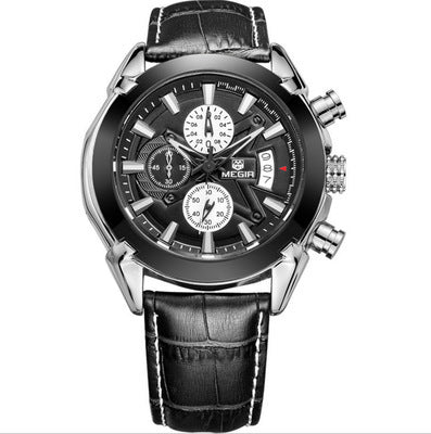 Multifunctional Single Calendar Men's Quartz Watch