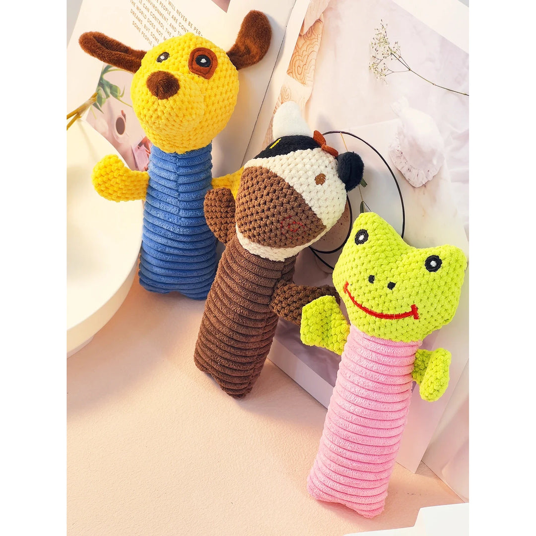 Interactive Plush Dog Toys