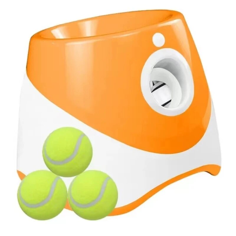 Compact Automatic Dog Tennis Ball Launcher: Interactive Pet Play & Exercise Toy