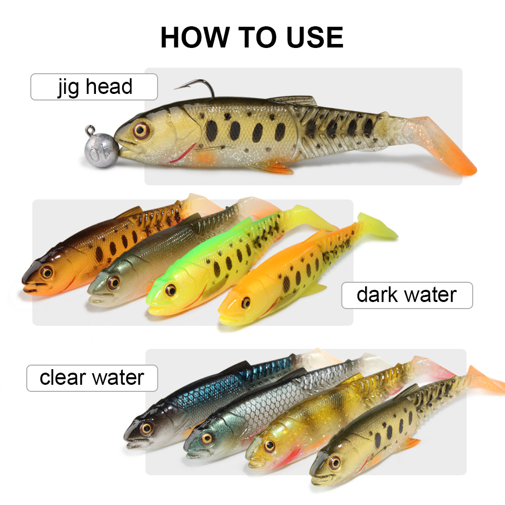 Ultimate Predator Soft Swimbait Lure Set