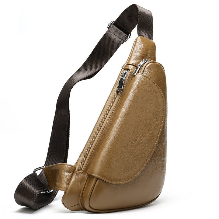 Creative soft leather triangle bag