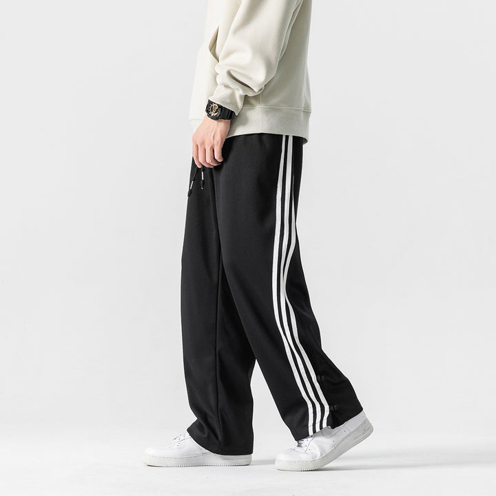 Fashion Striped Sports Trousers For Men And Women