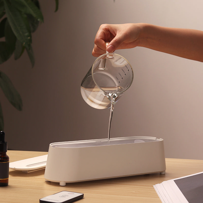 Flame Simulation Aromatherapy Diffuser – Ultrasonic Humidifier with Remote Control