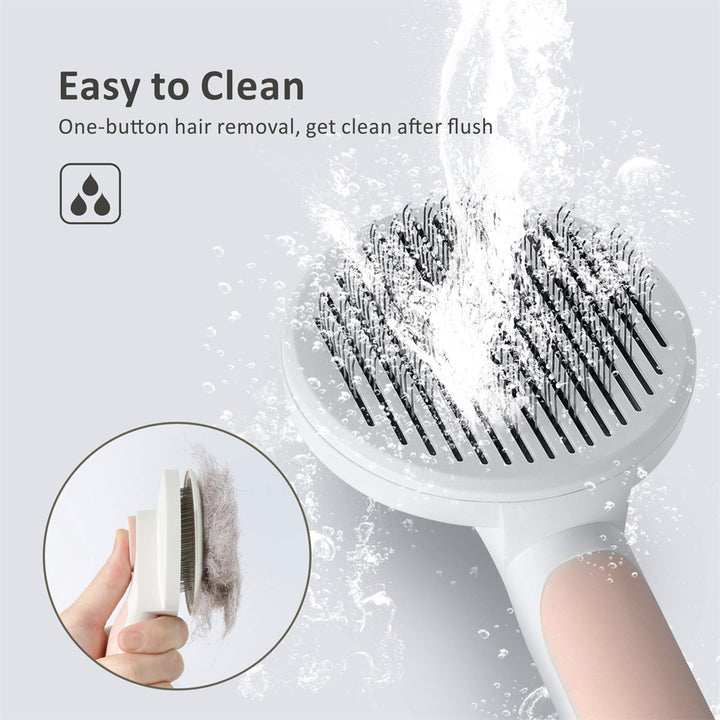 2-in-1 Cat Hair Brush & Pet Grooming Comb