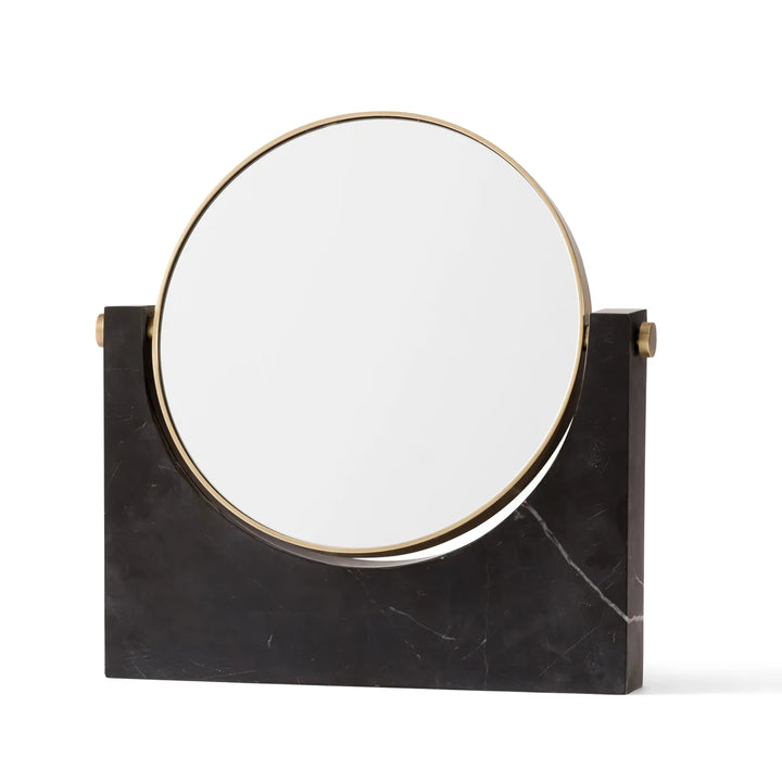 Natural Marble Rotating Makeup Vanity Mirror