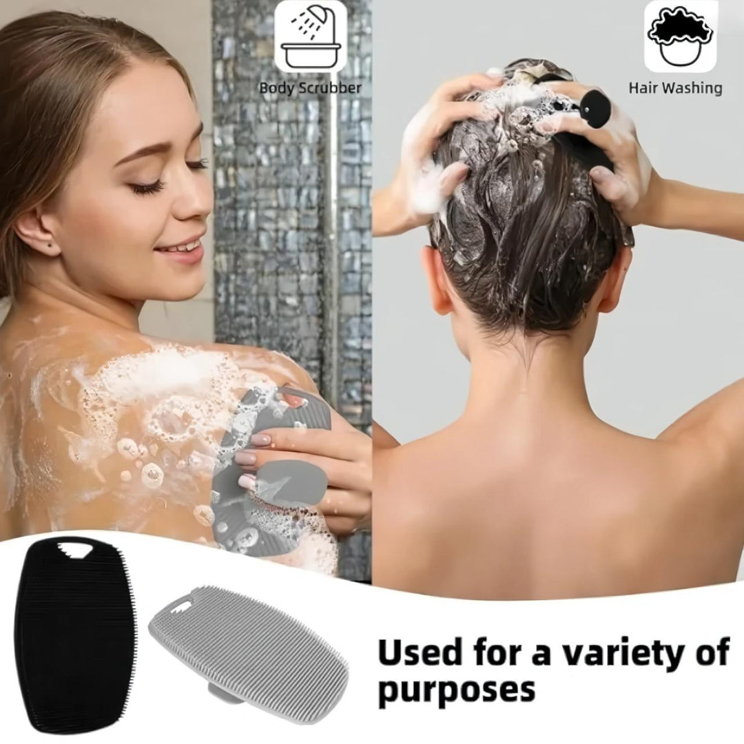 Premium Silicone Exfoliating Body Scrubber and Massager