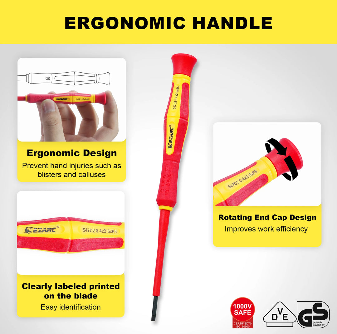 1000V Insulated Electrician Screwdriver Set