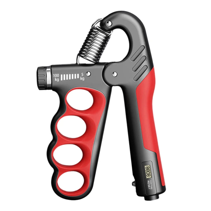 Adjustable Hand Strengthener with 5-100KG Resistance and LCD Counter