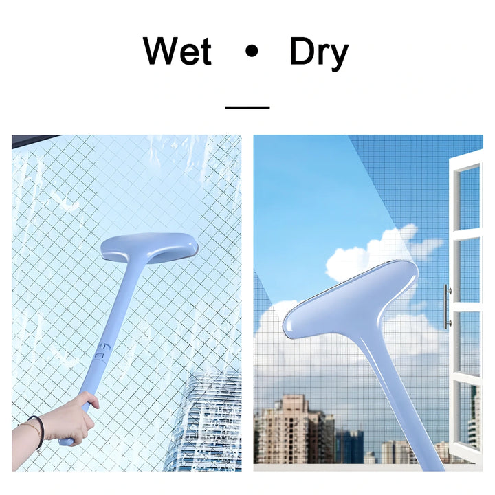 Dry and Wet Door Window Screen Cleaner Brush