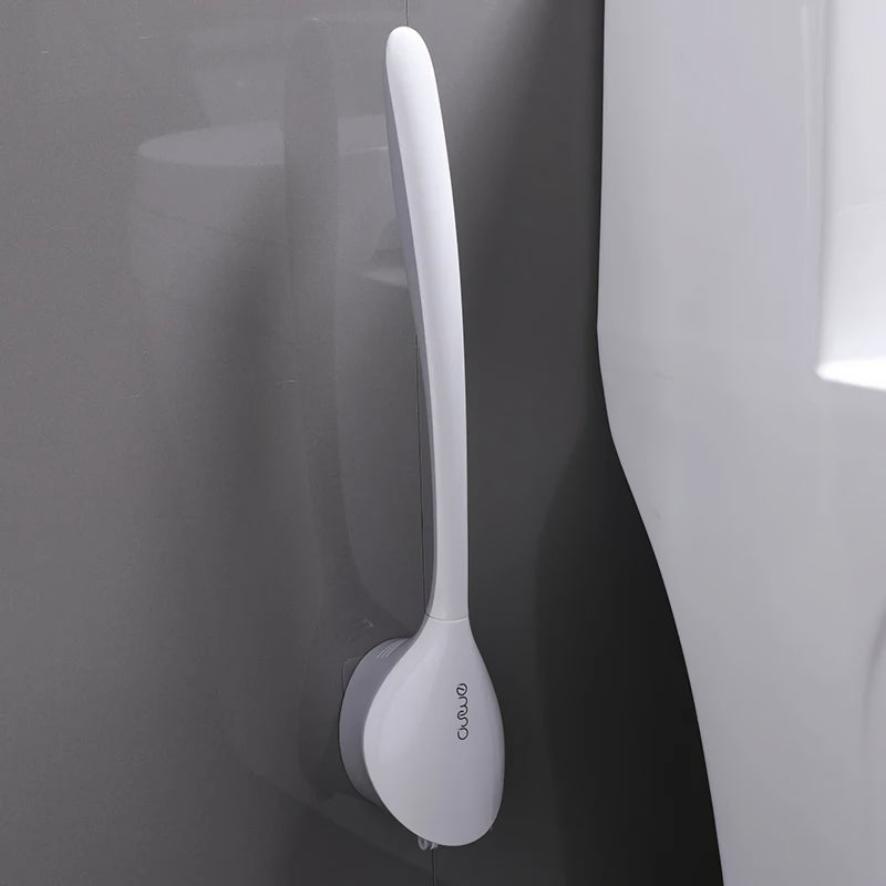 TPR Silicone Toilet Brush with No Dead Corners