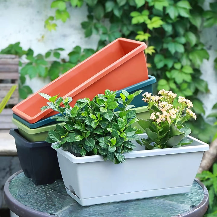 Plastic Vegetable Planter with Drain Hole Design