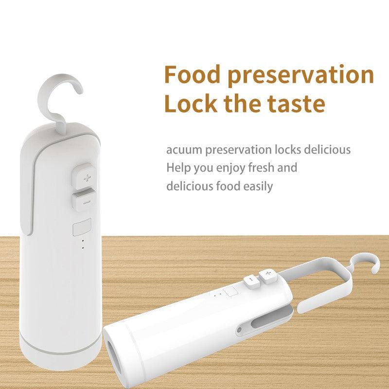 4 In 1 Portable Electric Vacuum Sealer Pump For Vacuum Storage Bags Kitchen Gadgets - Trendha