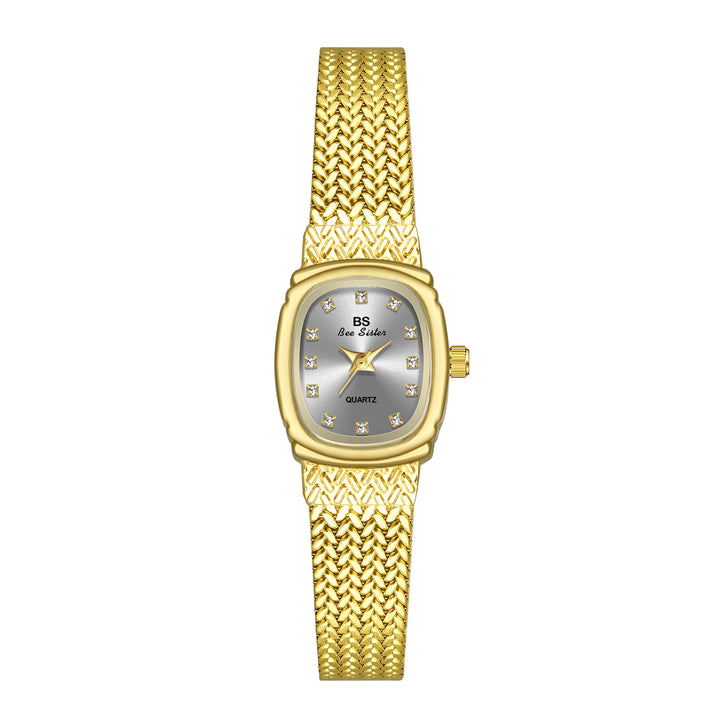 Light Luxury INS Wheat Table Simple Temperament Small Golden Watch