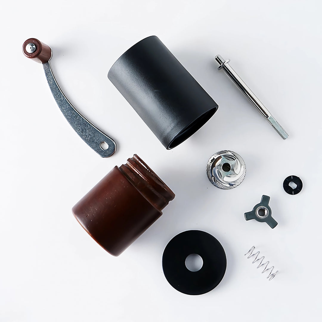 High-Quality Manual Coffee Grinder with Stainless Steel Conical Burr