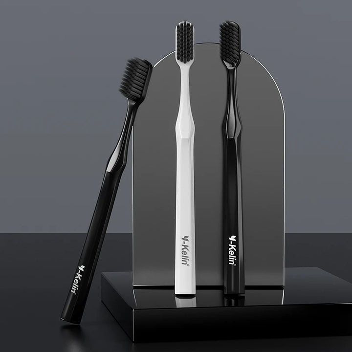 Extra Hard Men's Toothbrush Cleaning Set for Small and Medium Bristles