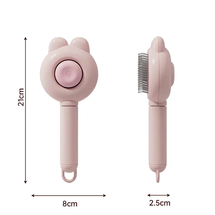 Self-Cleaning Pet Grooming Brush for Cats & Dogs