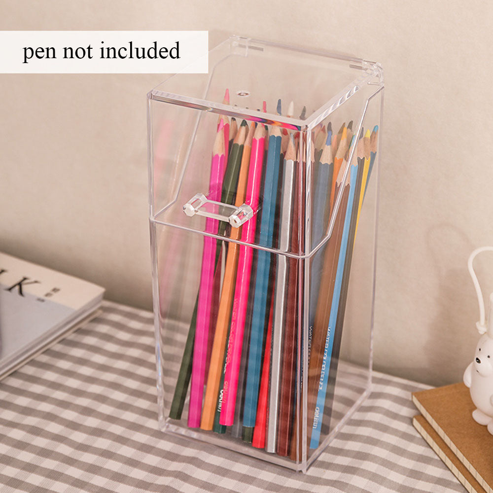 Clear Acrylic Pen and Makeup Brush Holder