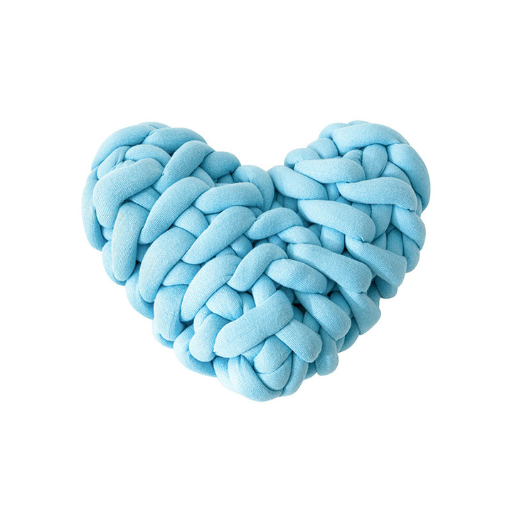 Heart-Shaped Decorative Knot Cushion