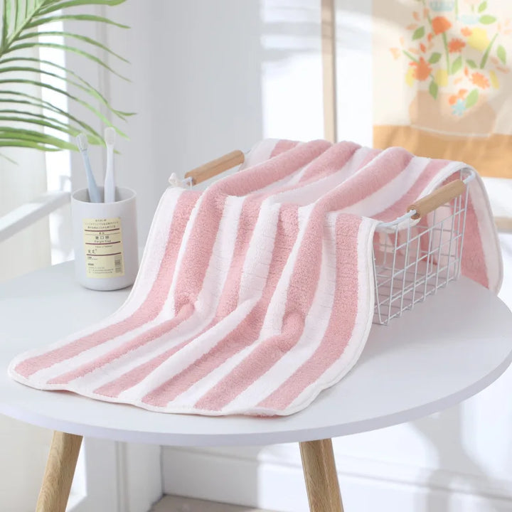 Super Absorbent Coral Fleece Dishcloth and Bath Towel