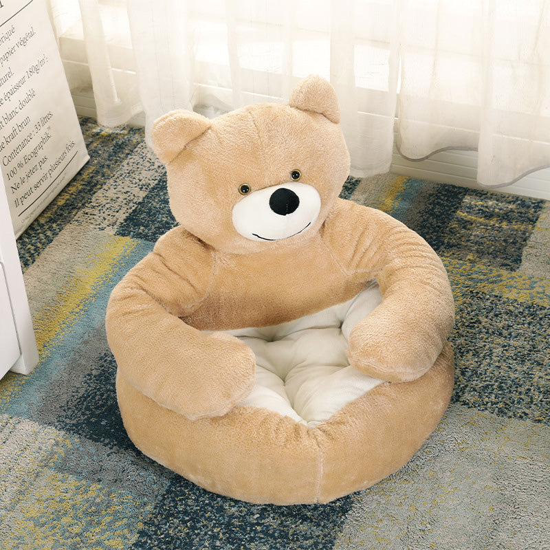 Ultra Soft Semi-Enclosed Pet Bed