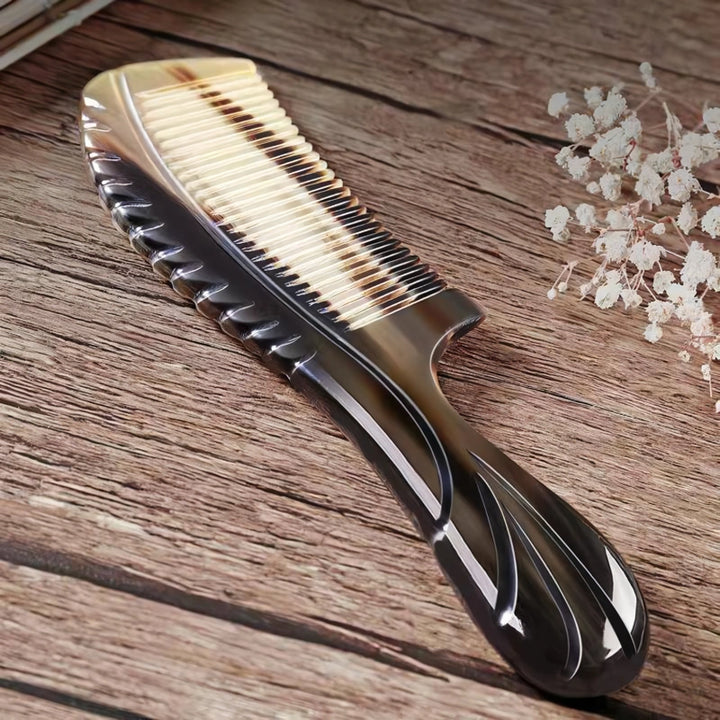 Natural Ox Horn Fine Tooth Comb