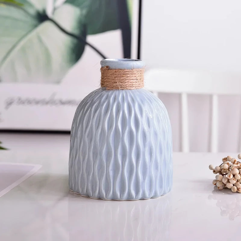 Imitation Ceramic Modern Flower Vase