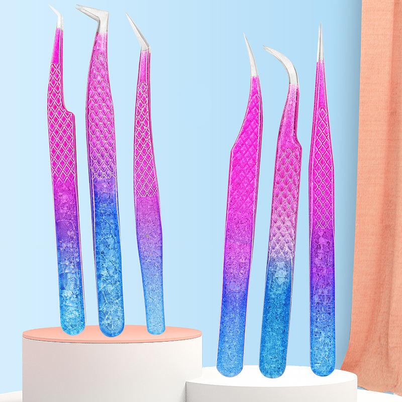 Ice Flower Eyelash Tweezers