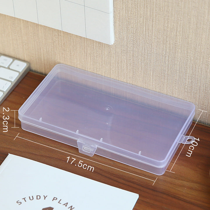 Transparent Kawaii Stationery Storage Box