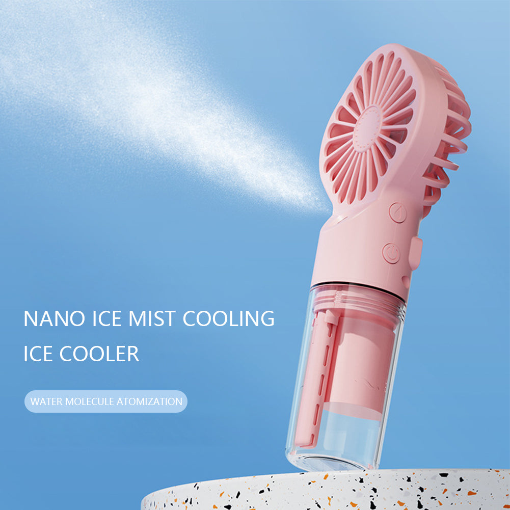 Handheld Mini Air Conditioner Humidifier Mist Cooler
