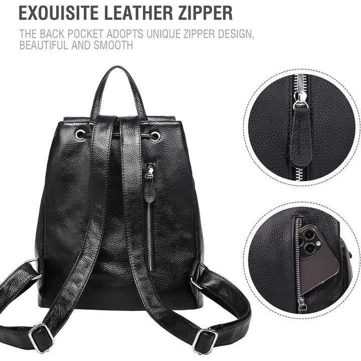 Genuine Leather Fashion Backpack for Women