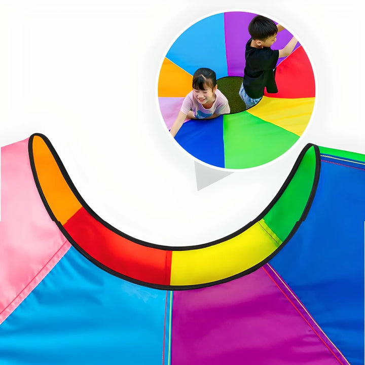 Rainbow Umbrella Parachute Game