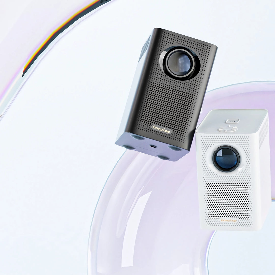 Portable 4K Mini Projector with LED, BT, and WIFI