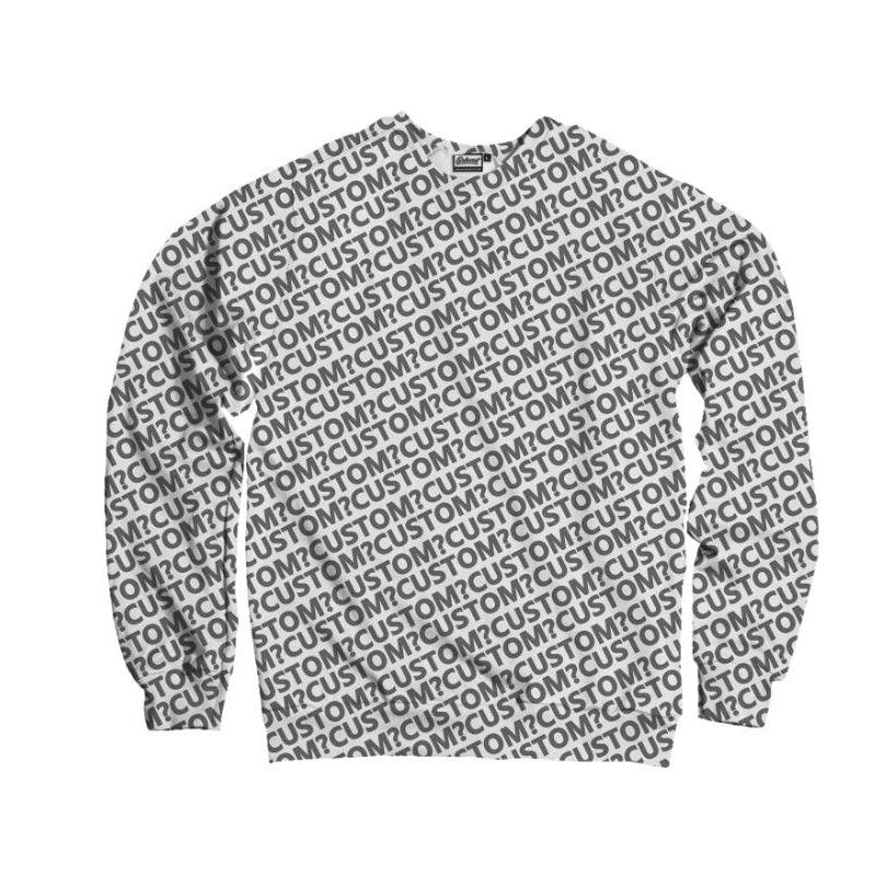 Printed Round-Neck Pullover