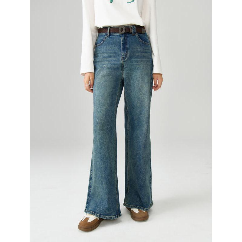 High Waist Flared Jeans